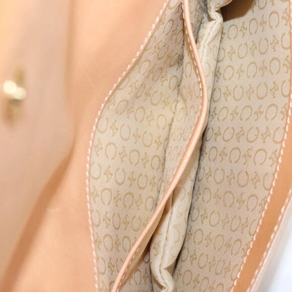 CELINE C Macadam Canvas Accessory Pouch Beige Gold Auth yk18393V - Picture 12 of 16